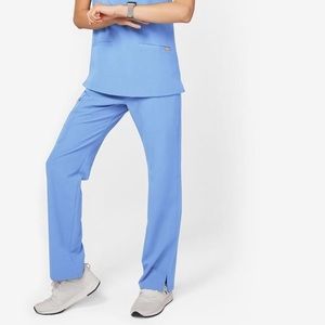 Figs Kade Cargo Scrub Pants - Ceil Blue